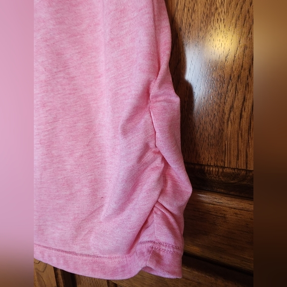 Nike Athletic Dri Fit Pink Short Sleeve Top Size L - Picture 2 of 9
